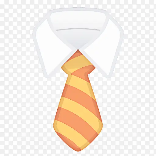 领带 黄色 橙色
