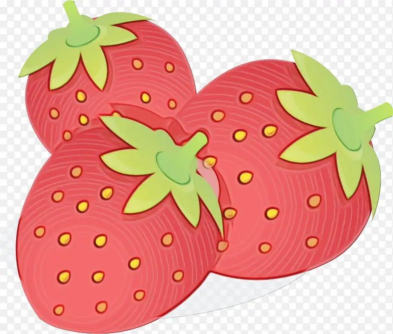 草莓 植物 卡通