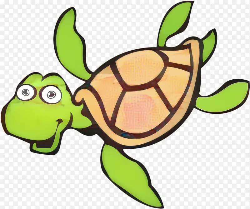 海龟 爬行动物 卡通
