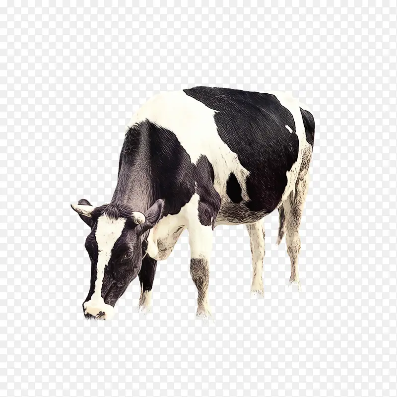 荷斯坦弗里斯安牛 小牛 奶牛