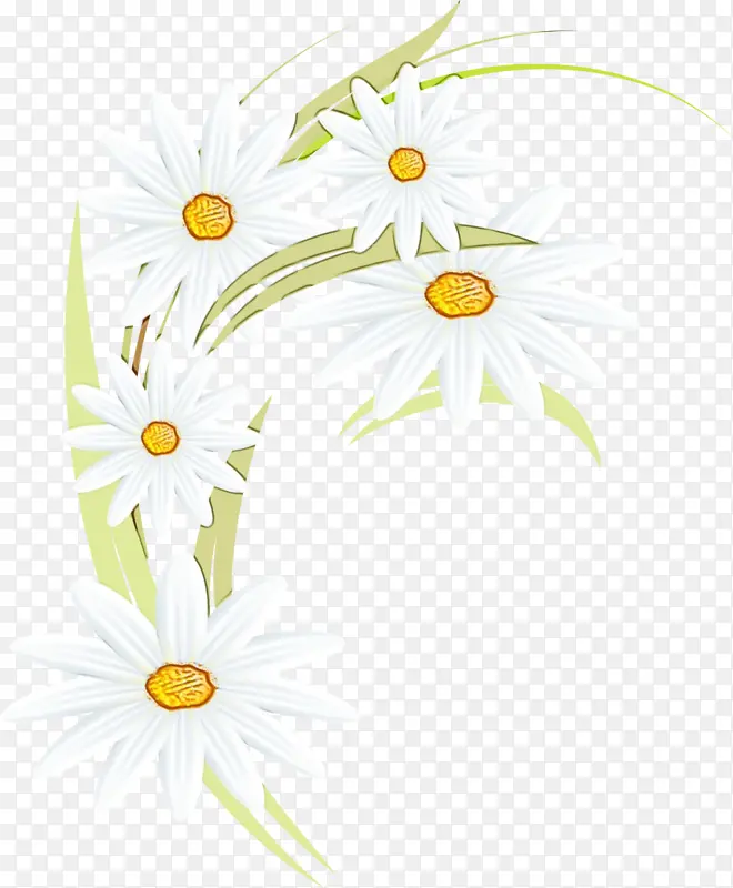 花卉设计 向日葵 线条