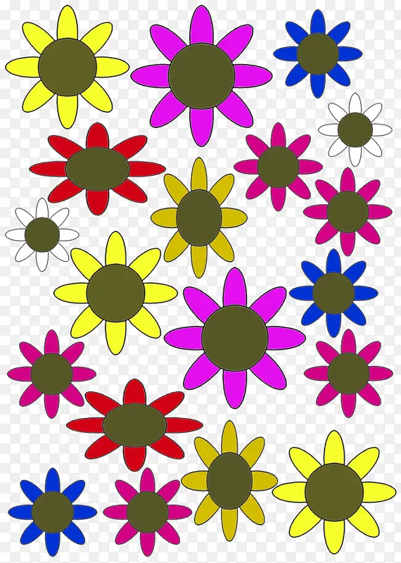 花卉设计 花卉 纸张