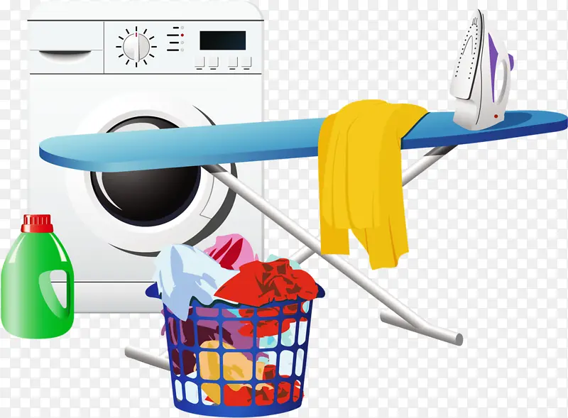 清洁 女佣服务 洗衣机