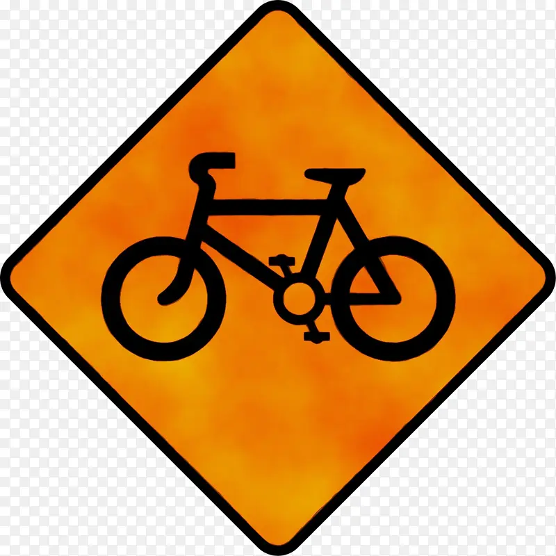 自行车 标志 交通标志