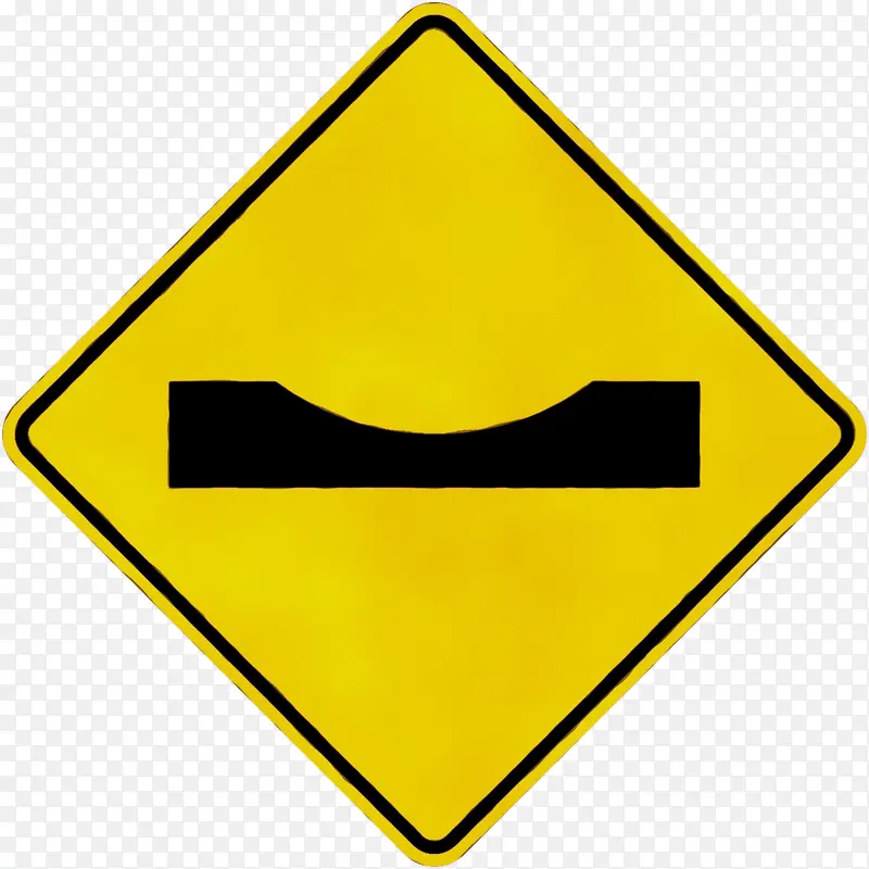交通标志 减速带 道路