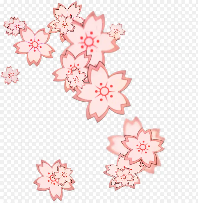 樱花 花朵 花卉设计
