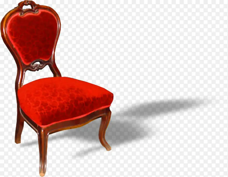 椅子 翼椅 红色