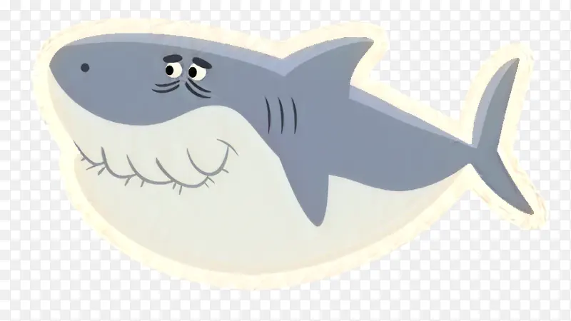 安魂鲨 鲨鱼 卡通