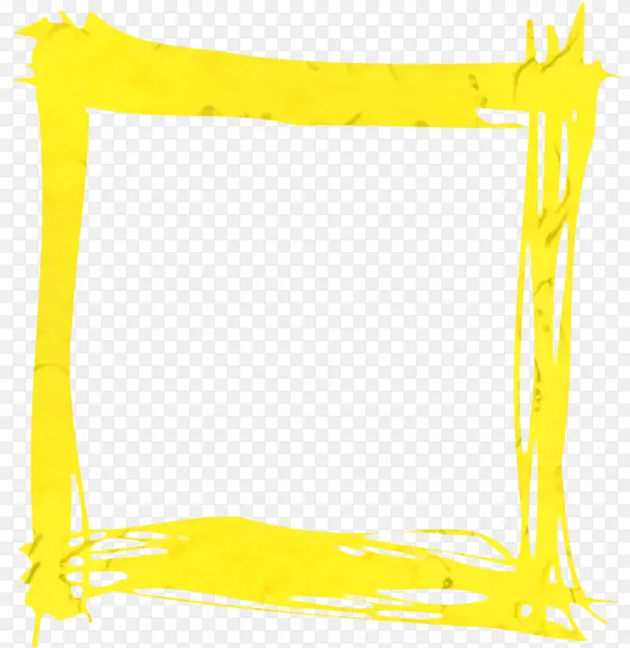 相框 黄色 线条