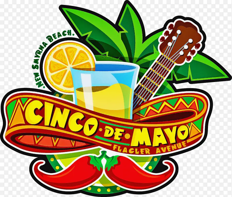 五月五日墨西哥塔可龙舌兰庆祝五月五日墨西哥标志五月派对食物植物