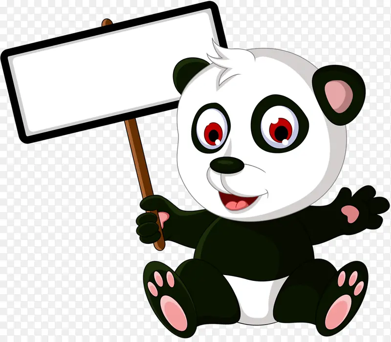 大熊猫 素描 卡通