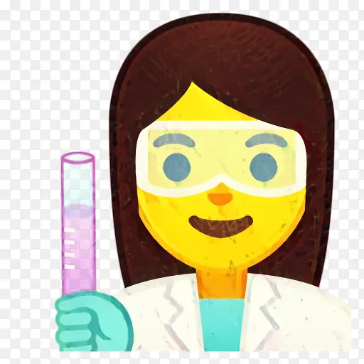 科学家 表情符号 科学