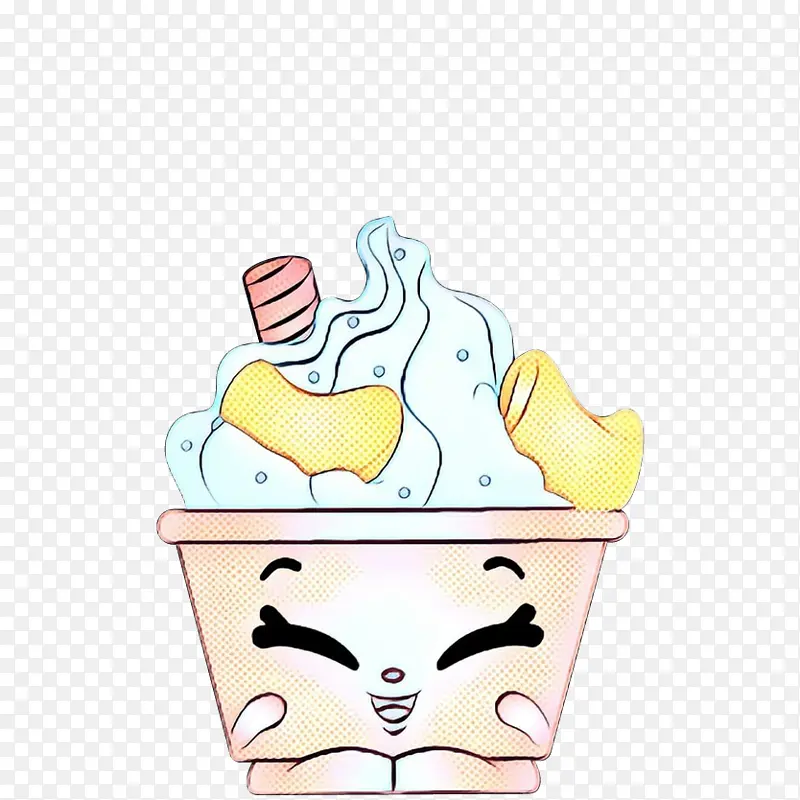 食品 卡通 软冰淇淋