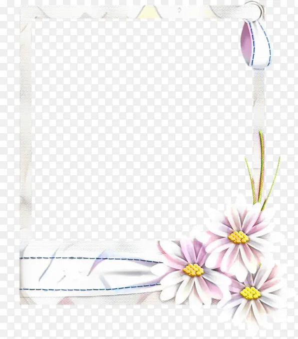 画框 花卉设计 紫罗兰