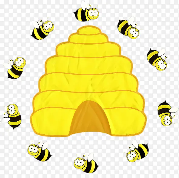 蜜蜂 蜂巢 大黄蜂