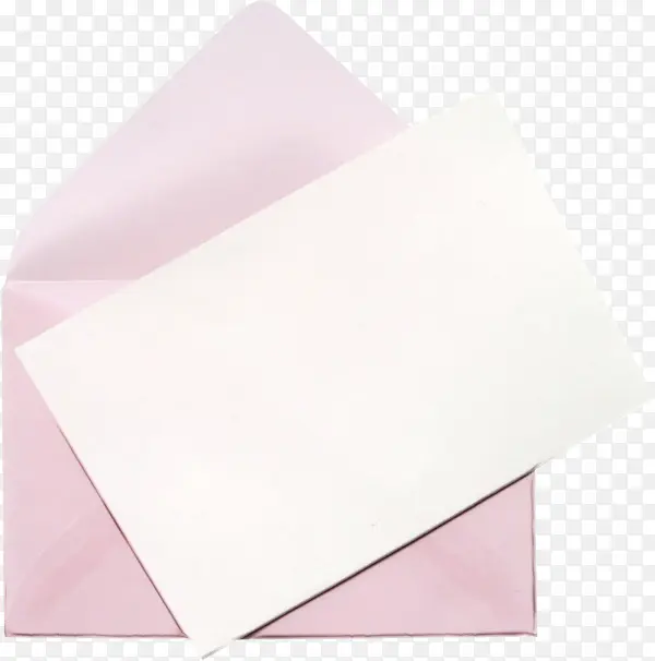 纸 粉色 信封