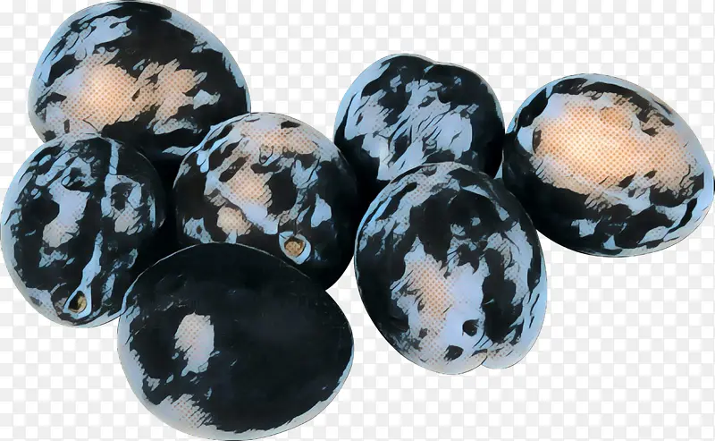珠子 黑色 岩石