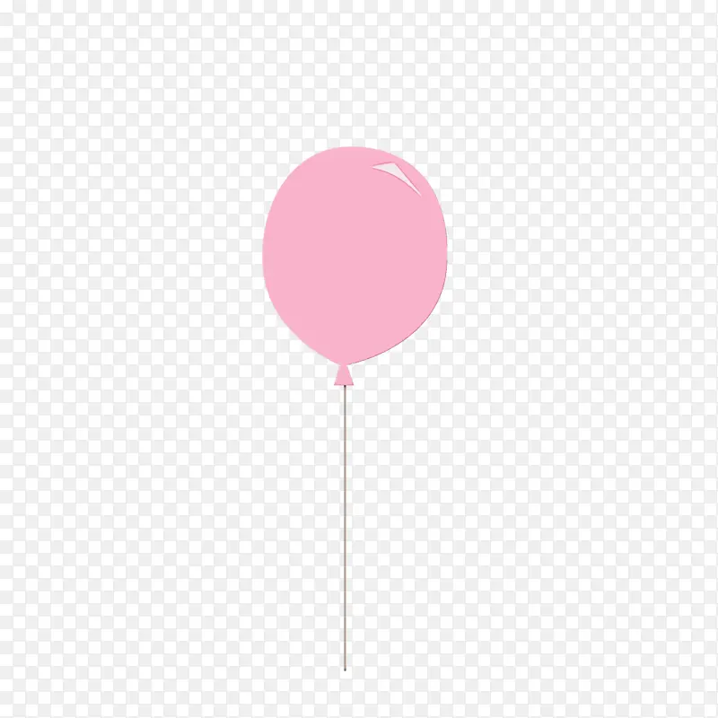 棒棒糖 粉色 气球