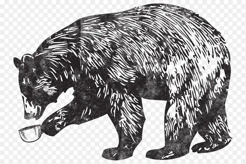 灰熊 熊 美国黑熊