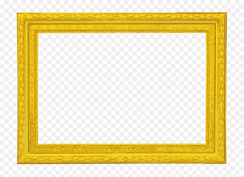 画框 黄色 矩形