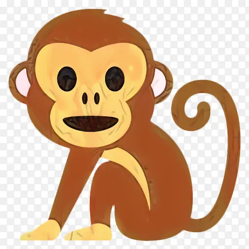 猴子 表情符号 猿
