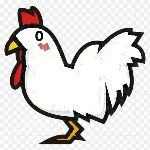 鸡肉 表情符号 公鸡
