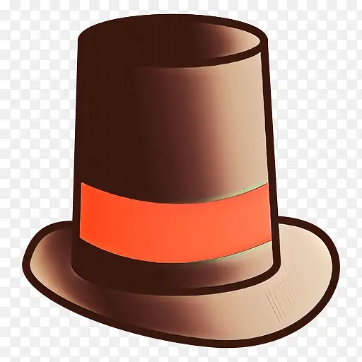 帽子 杯子 橙色