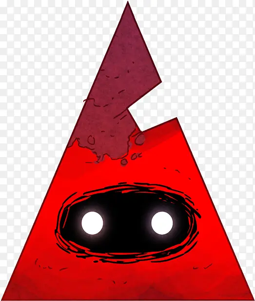 三角形 红色 圆锥体
