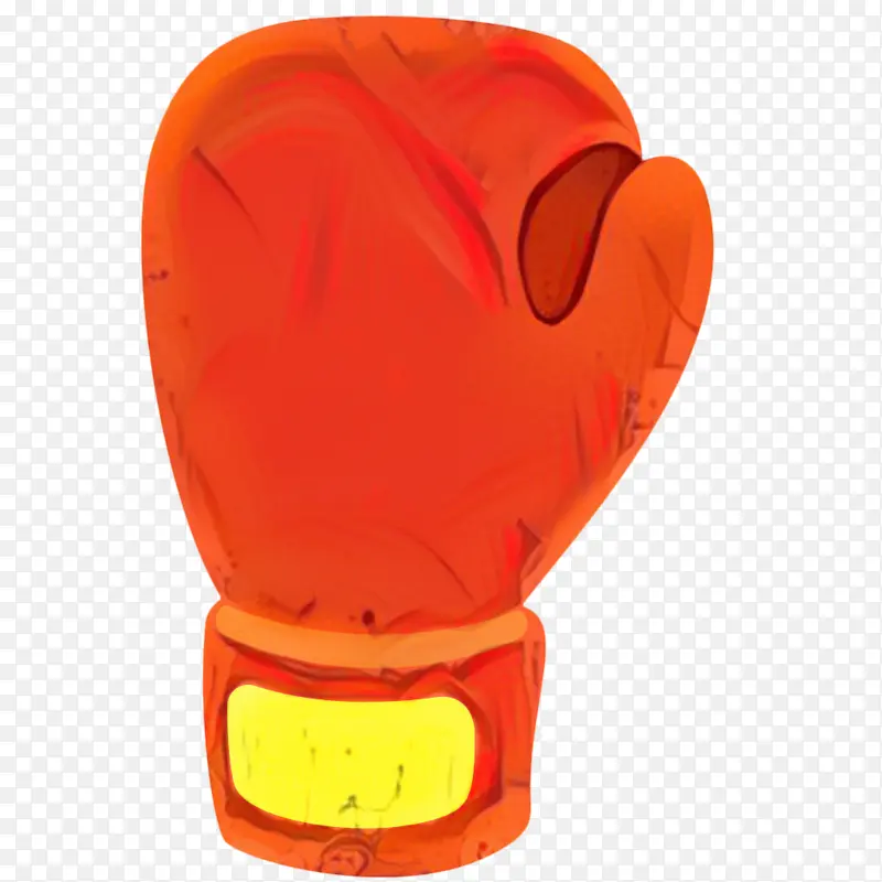 拳击手套 橙色 红色