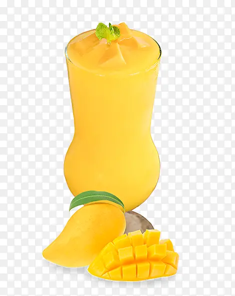 冰沙 橙汁饮料 芒果