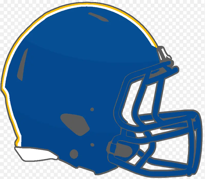 美式足球 美式足球头盔 密西西比州斗牛犬足球