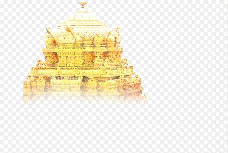 米 黄色 寺庙