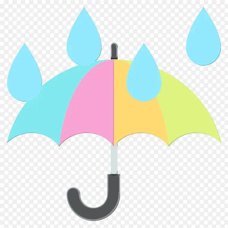 表情符号 雨 雨伞
