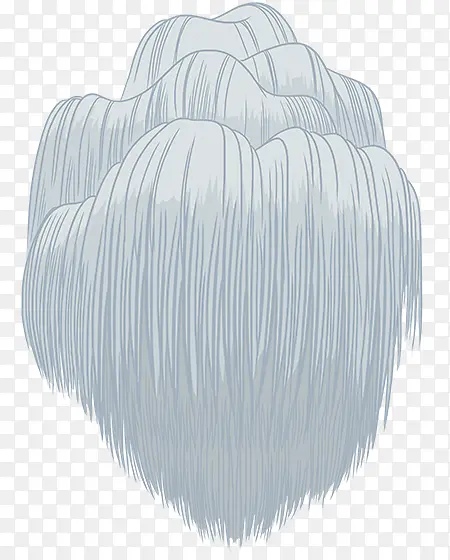 狮子鬃毛 绘画 水彩画