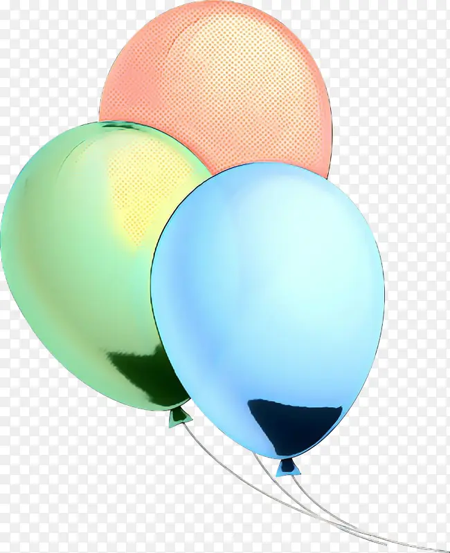 波普艺术 复古 气球