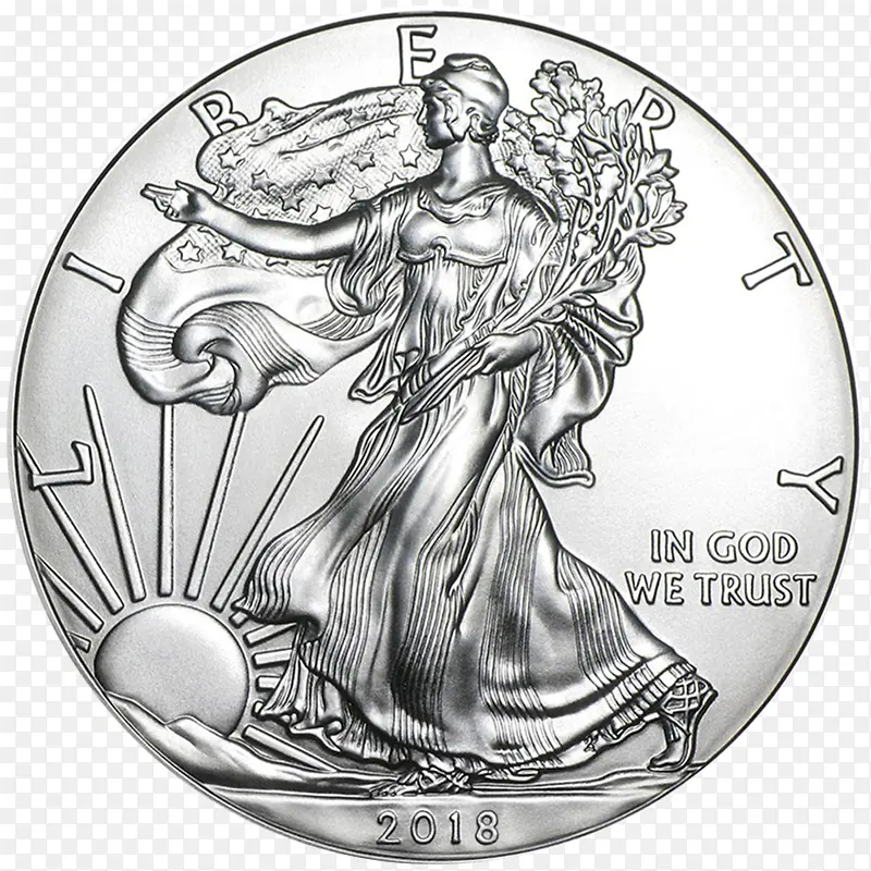 美国银鹰 鹰 金银硬币