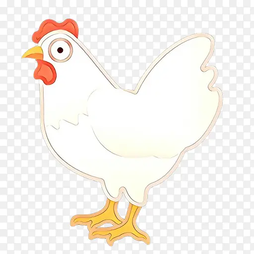 卡通 鸡肉 公鸡