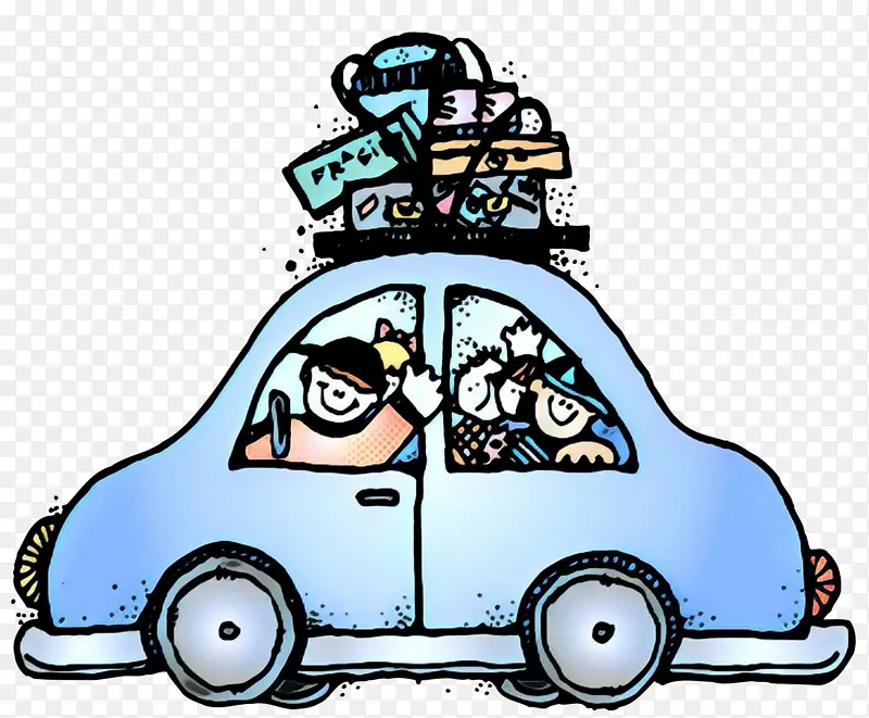 波普艺术 复古 汽车