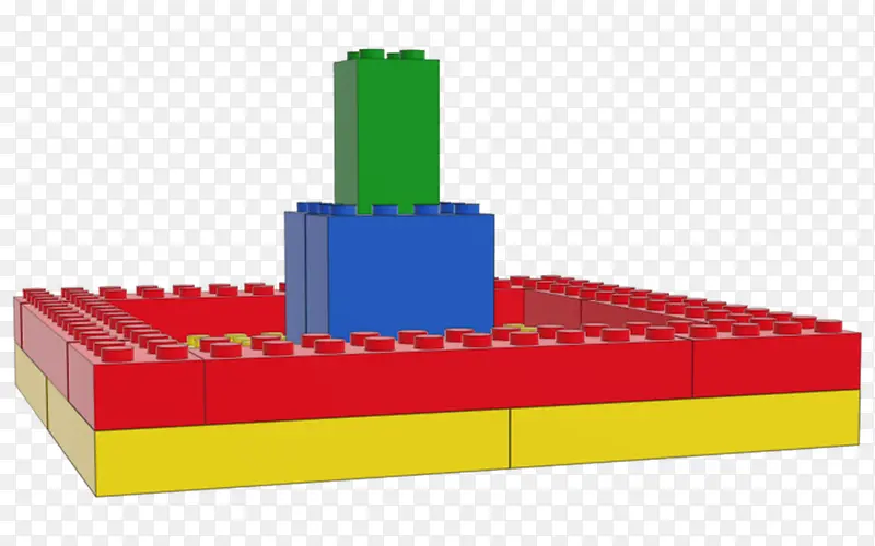 长方形 玩具 乐高