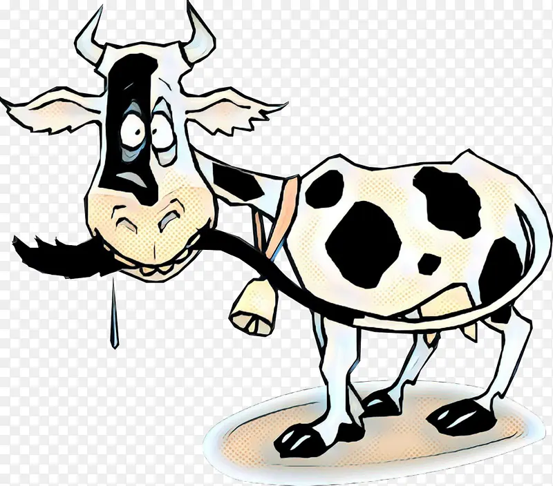 波普艺术 复古 奶牛