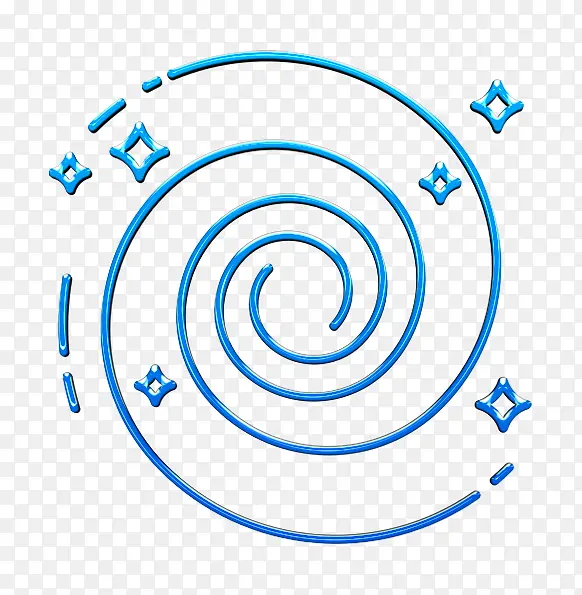 天文学图标 银河系图标 太空图标