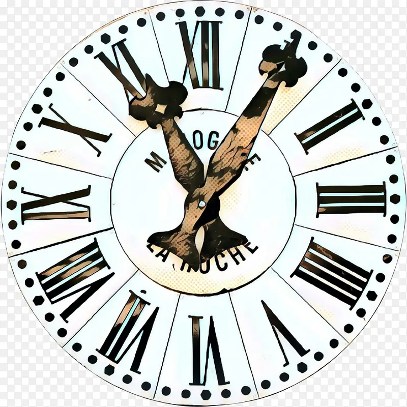 波普艺术 复古 时钟