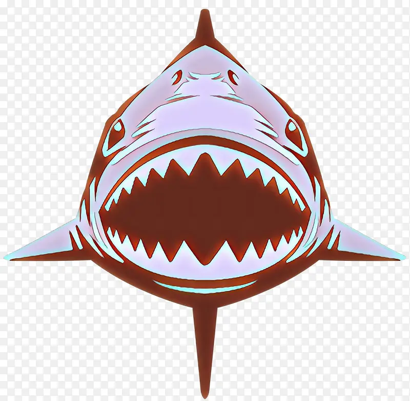 卡通 鲨鱼 标志
