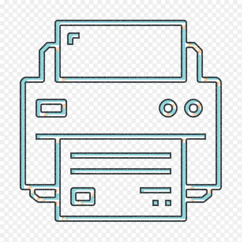 设备图标 电子图标 打印机图标