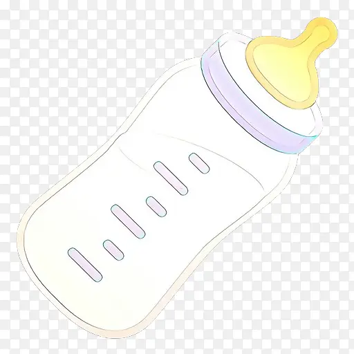 卡通 紫色 婴儿奶瓶