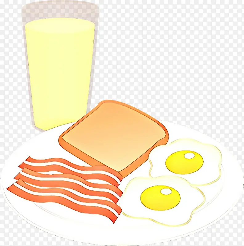 卡通 煎蛋 早餐