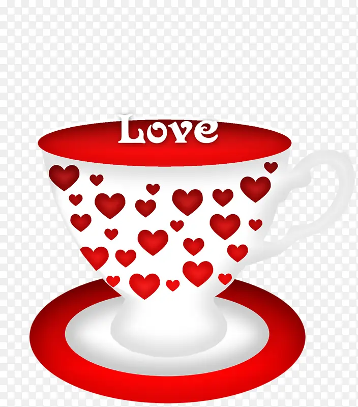 爱情 友谊 咖啡杯