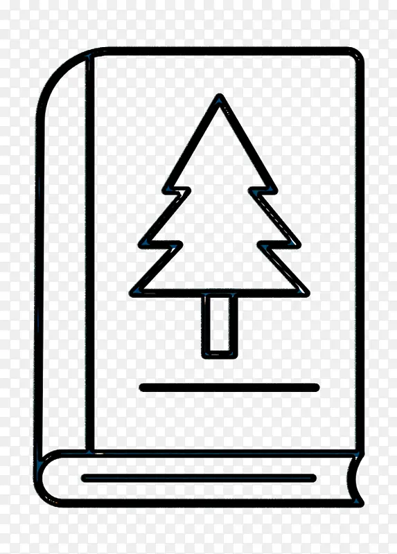 图书图标 圣诞图标 树图标
