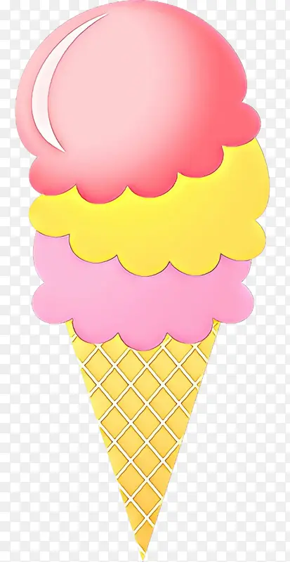 卡通 冰淇淋蛋筒 冰淇淋