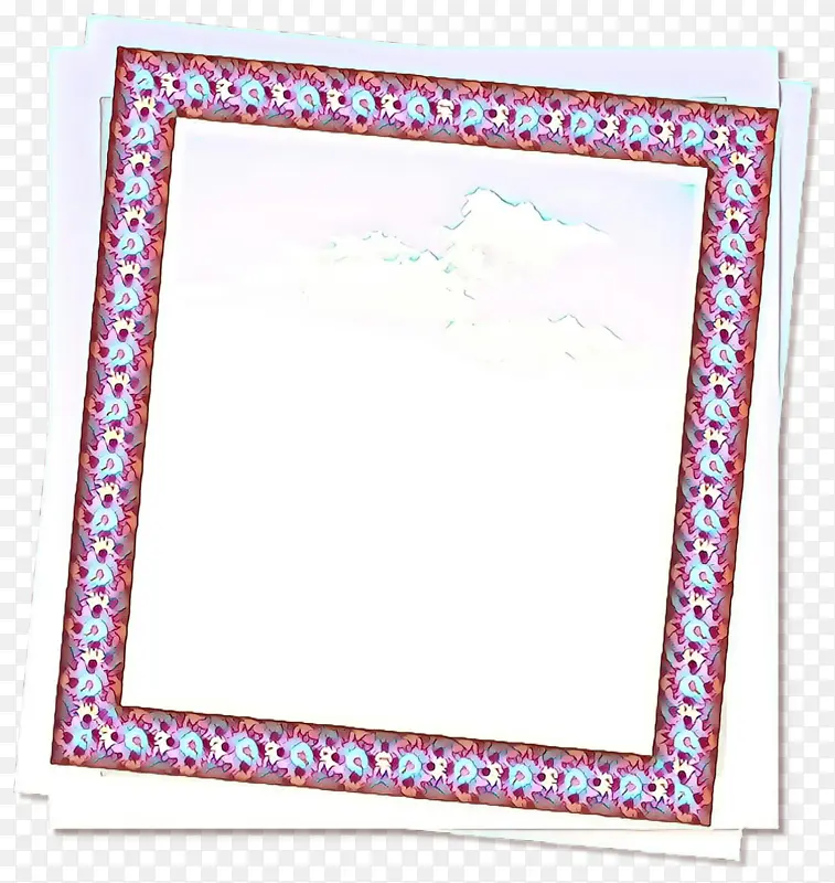 卡通 纸 画框